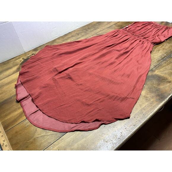 Anthropologie Dolan Costa Dress Left Coast Collection Burnt Orange Stripe XS - Picture 3 of 11